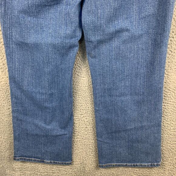 Levis 550 Jeans Womens 20 Short Blue Relaxed Bootcut Denim Western Stretch 36x29 - Picture 6 of 16